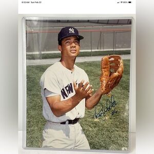 NEW YORK YANKEE LEGEND ROY WHITE  #6 AUTOGRAPH INSCRIBED 8X10 PHOTO NO COA !!!